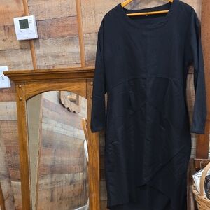 Chic Black Long Sleeve Dress
